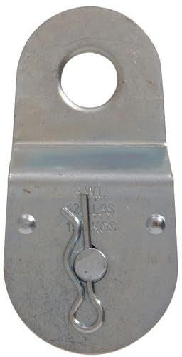 Hardware Essentials 852494 Double Sheave Fixed Pulley (1-1/2""), Gray - Image 3